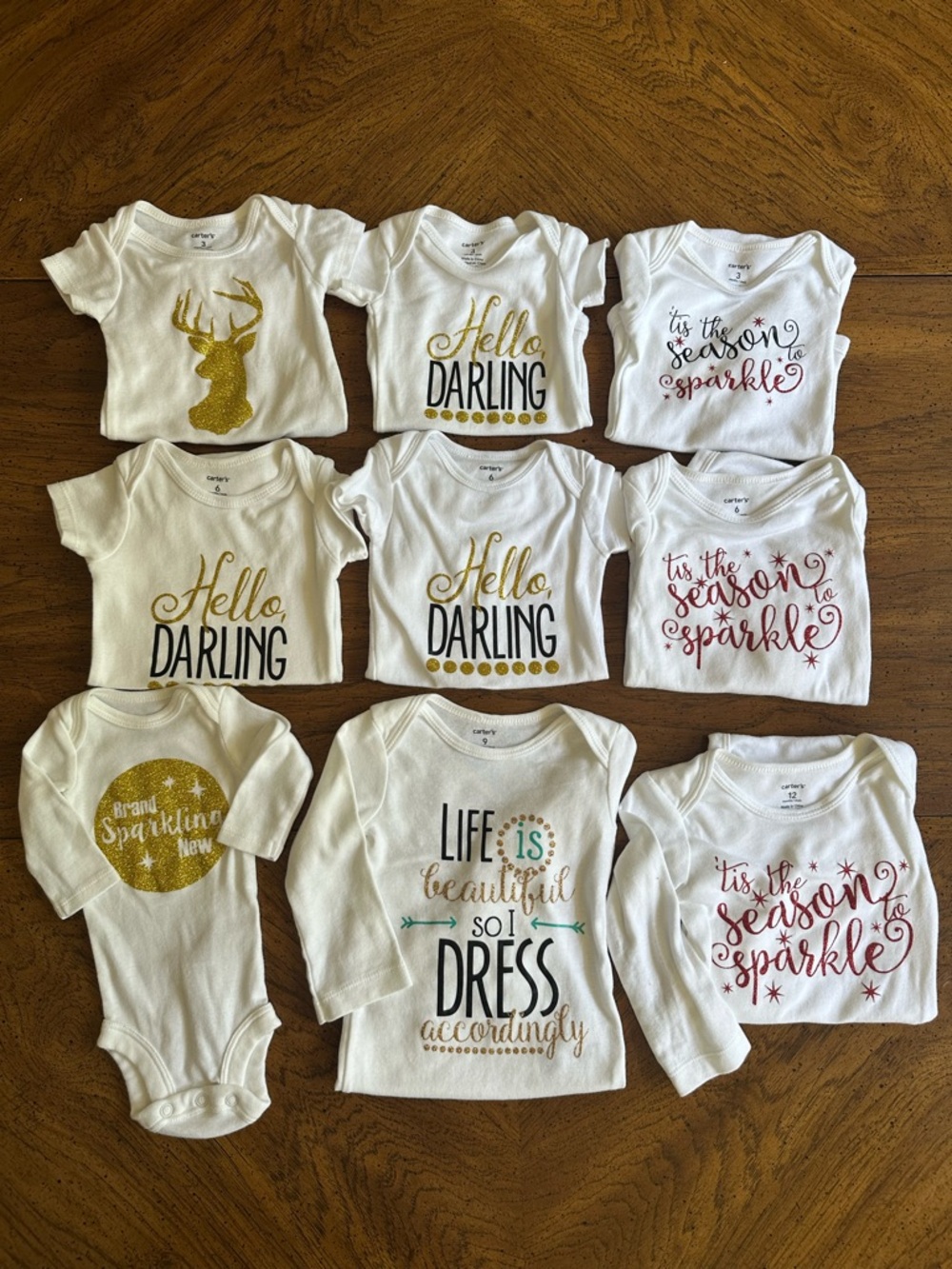 Boutique Lot - Baby Girl Onesies
